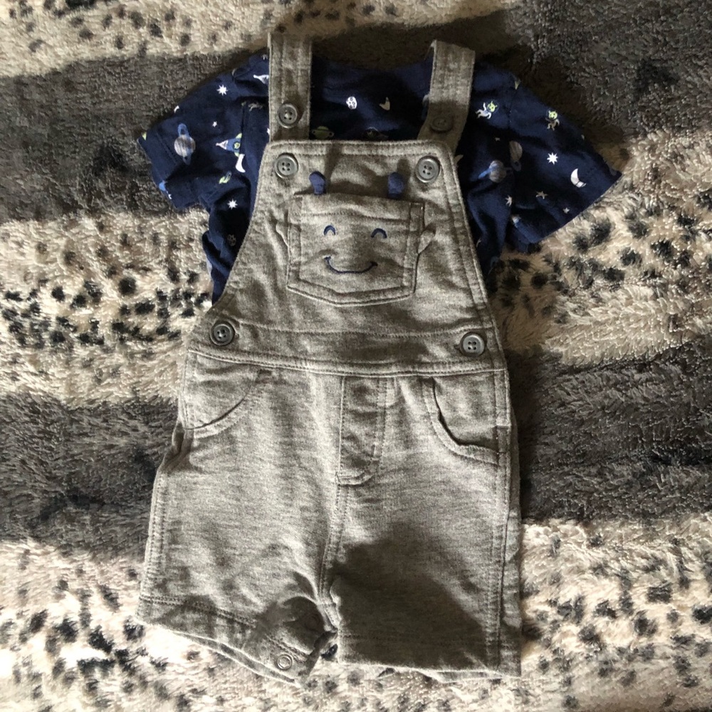 Baby Boy Overall Set